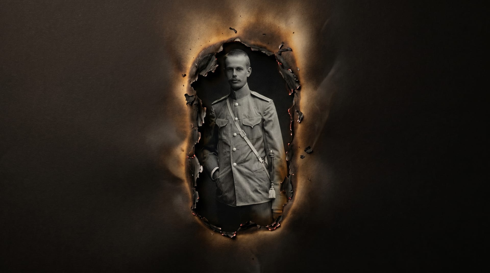 Baron Roman von Ungern-Sternberg in imperial Russian cavalry uniform, early 1910s.